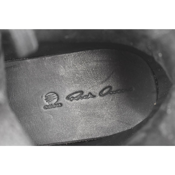 RICK OWENS X ADIDAS Black Tech Runner Sneakers Men’s Size 7 - Picture 5 of 8